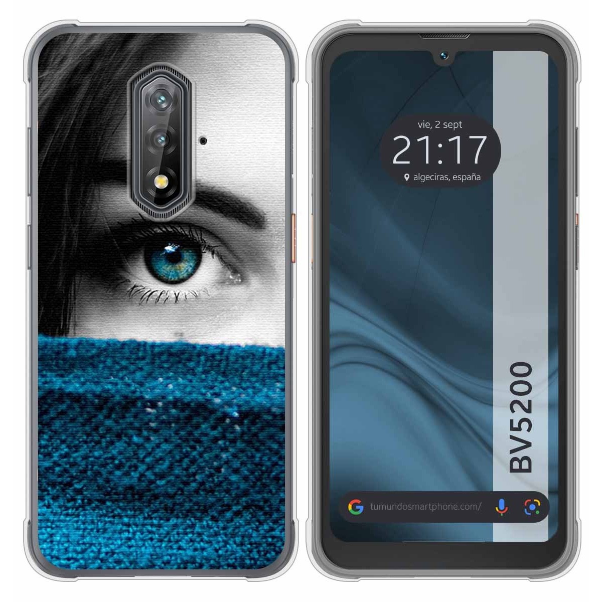 Funda Silicona para Blackview BV5200 / BV5200 Pro diseño Ojo Dibujos