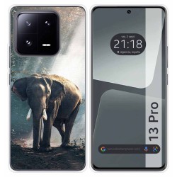 Funda Silicona compatible con Xiaomi 13 Pro 5G diseño Elefante Dibujos