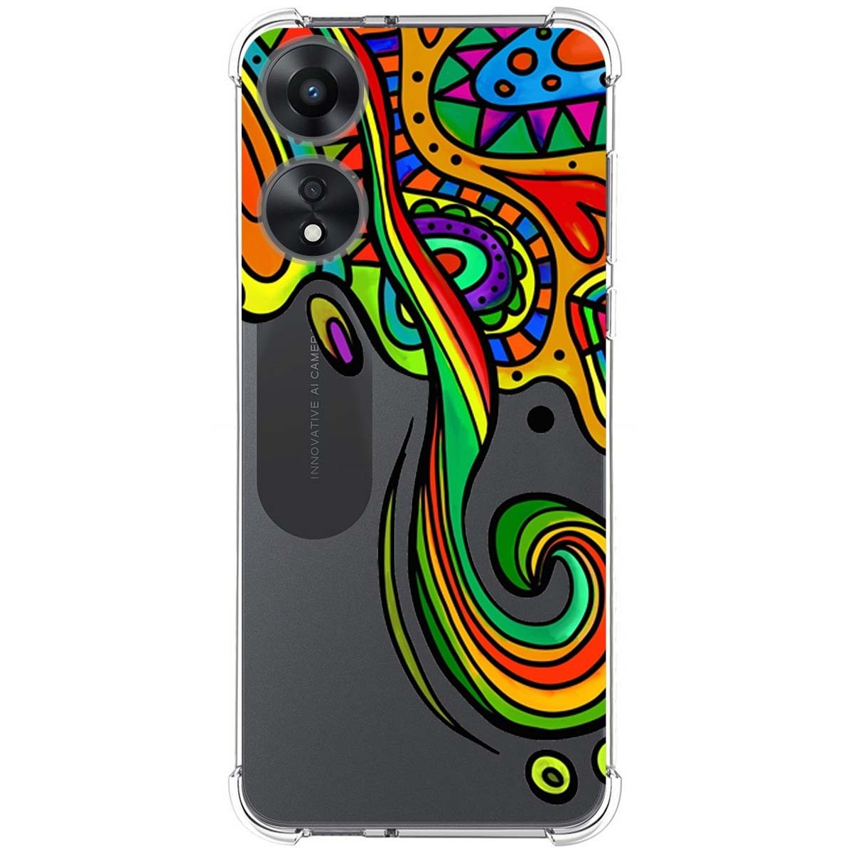 Funda móvil - TUMUNDOSMARTPHONE Oppo A78 4G, Compatible con Oppo Oppo A78 4G,  Multicolor