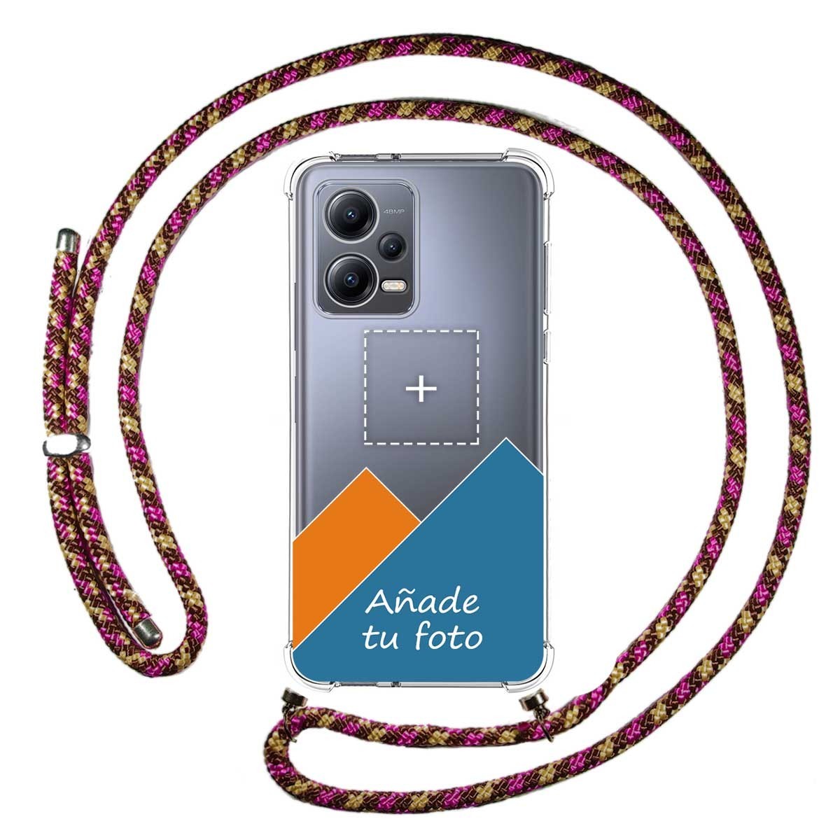 Funda Xiaomi Redmi Note 12 Pro Plus Silicona con cordón cuerda