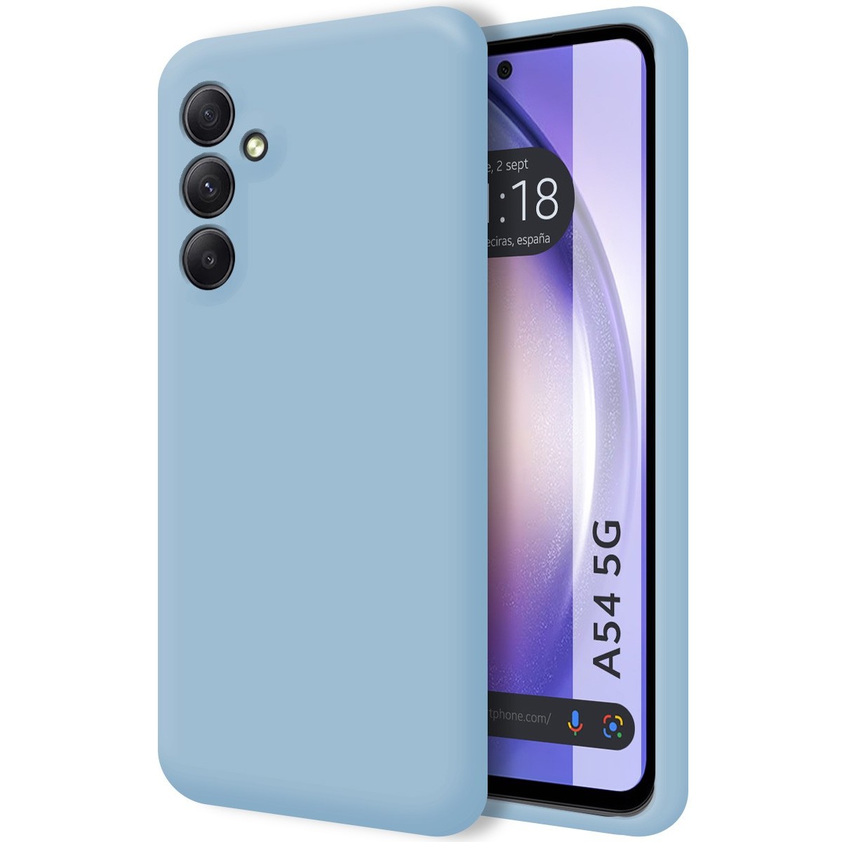 Xiaomi Redmi Note 11s 5G Funda Gel Tpu Silicona Líquida Azul