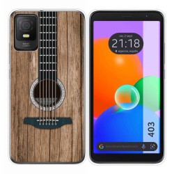 Funda Silicona para TCL 403 diseño Madera 11 Dibujos