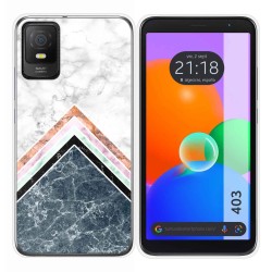 Funda Silicona para TCL 403 diseño Mármol 05 Dibujos