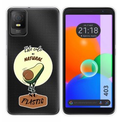 Funda Silicona Transparente para TCL 403 diseño Culo Natural Dibujos