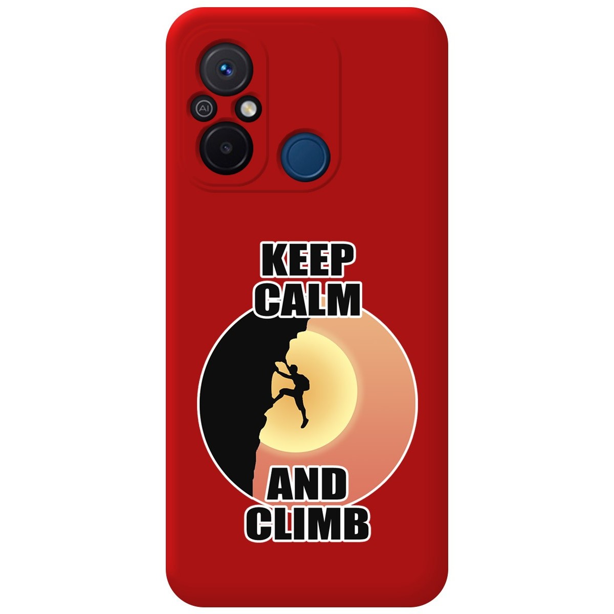 Funda Case Mate Protector Anillo Compatible Xiaomi Redmi 12C Rojo
