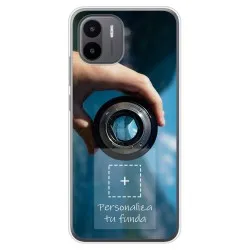 Personaliza tu Funda Silicona Gel TPU Transparente con tu Fotografia para Xiaomi Redmi A2 Dibujo Personalizada