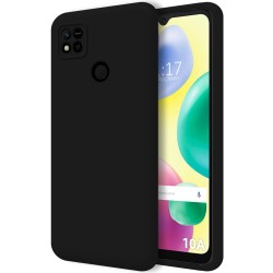 Funda Silicona Líquida Ultra Suave compatible con Xiaomi Redmi 10A color Negra