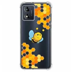 Funda Silicona Antigolpes para Motorola Moto E13 diseño Abeja Dibujos