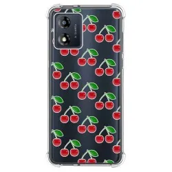 Funda Silicona Antigolpes para Motorola Moto E13 diseño Cerezas Dibujos