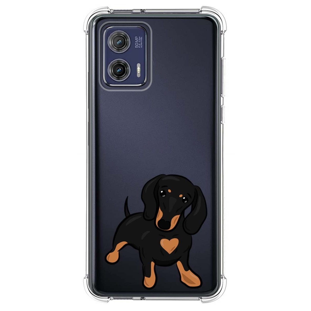 Funda Silicona Antigolpes para Motorola Moto G73 5G diseño Perros 04 Dibujos