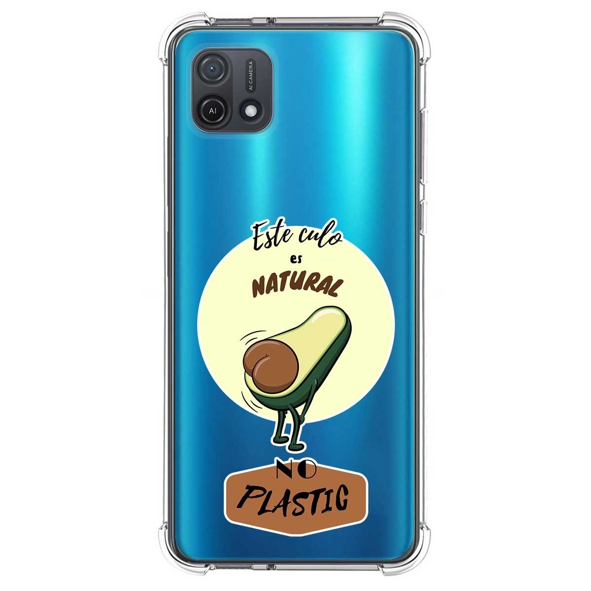 Funda Silicona Antigolpes para Oppo A16K diseño Culo Natural Dibujos