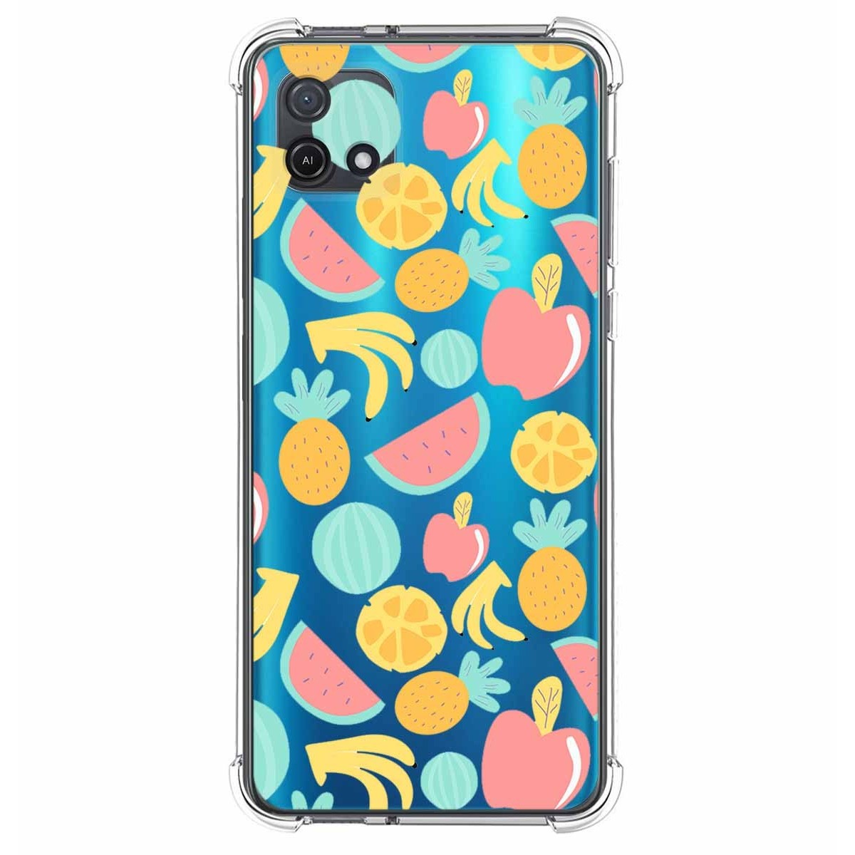 Funda Silicona Antigolpes para Oppo A16K diseño Frutas 02 Dibujos