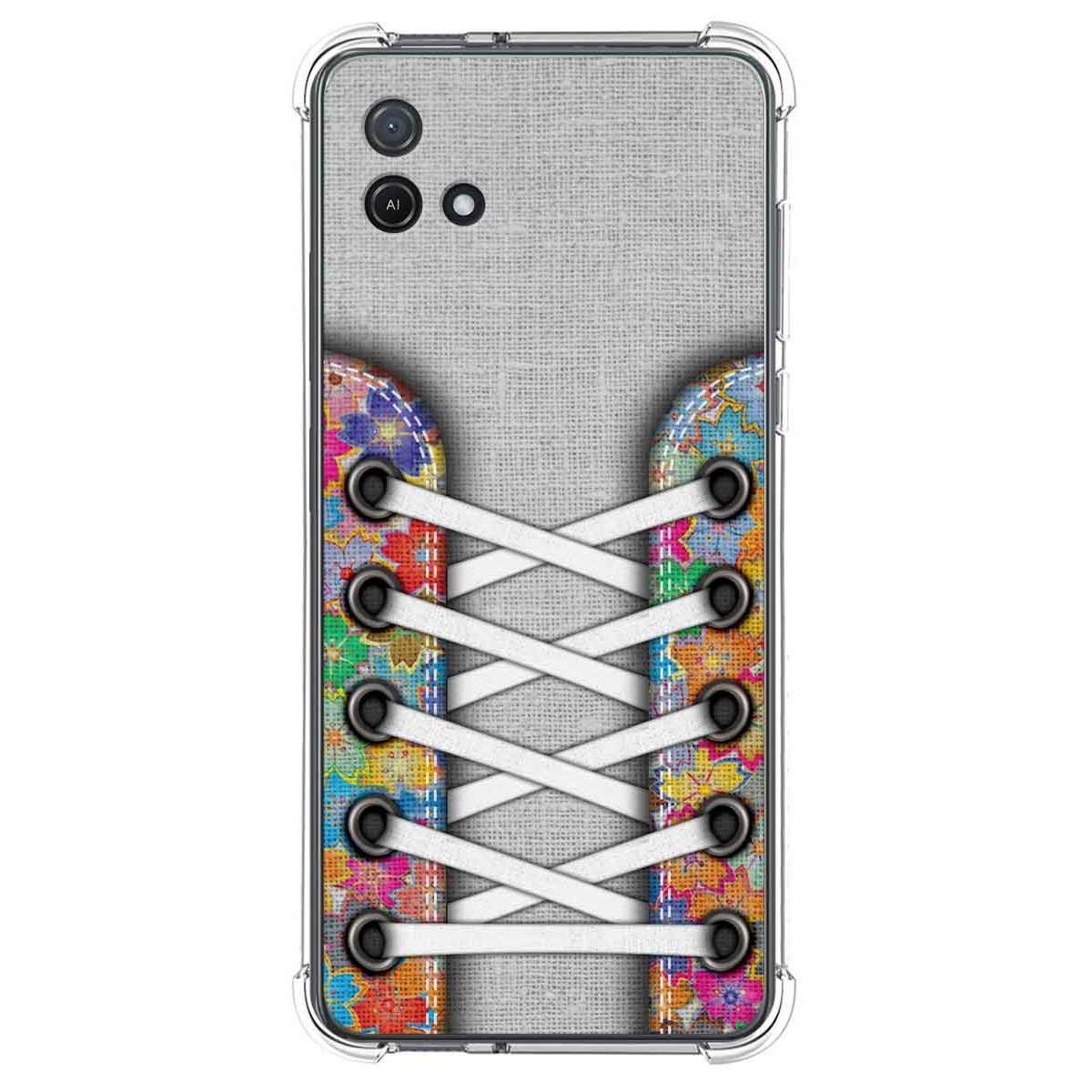 Funda Silicona Antigolpes para Oppo A16K diseño Zapatillas 04 Dibujos