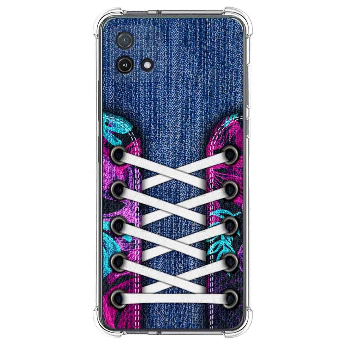 Funda Silicona Antigolpes para Oppo A16K diseño Zapatillas 06 Dibujos