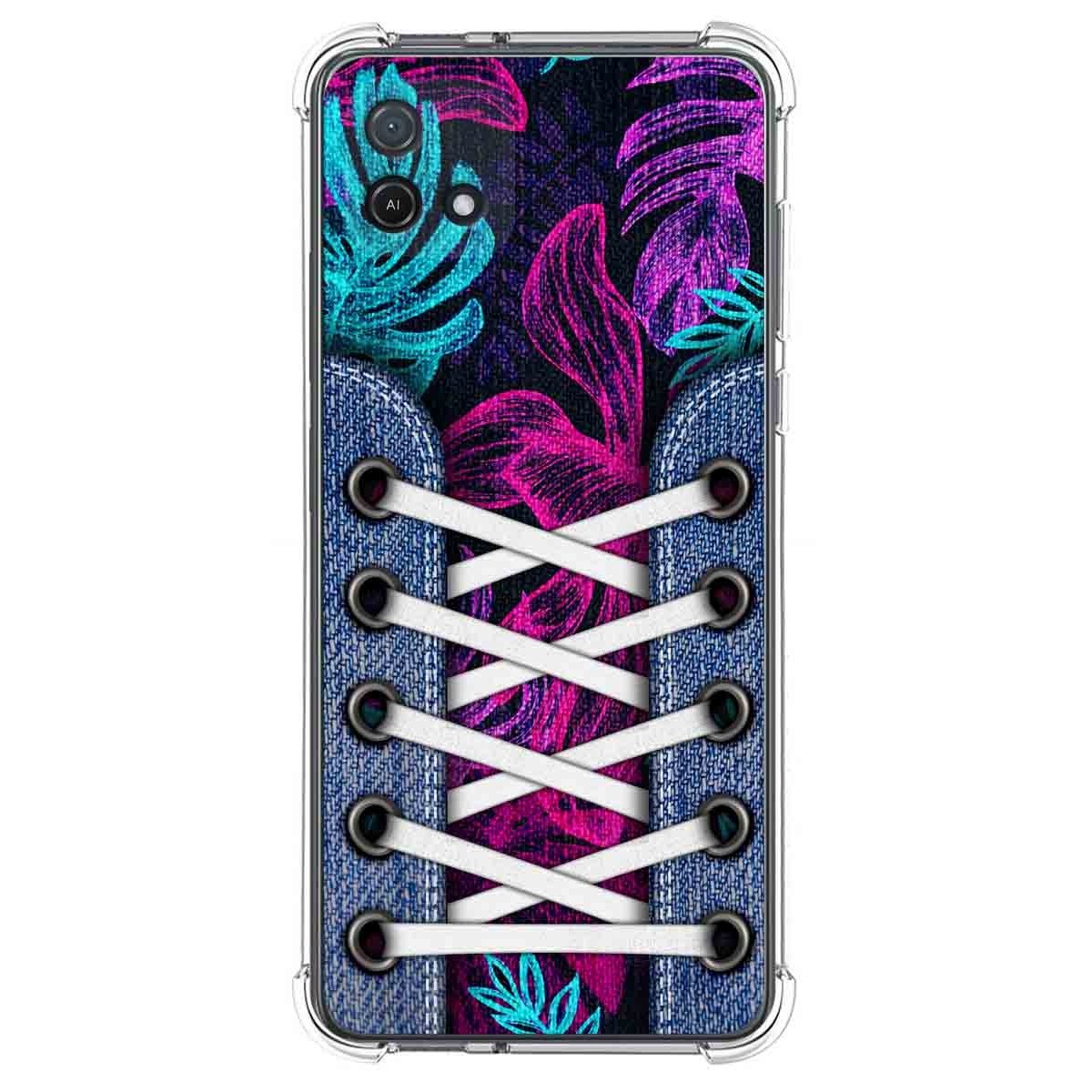 Funda Silicona Antigolpes para Oppo A16K diseño Zapatillas 07 Dibujos