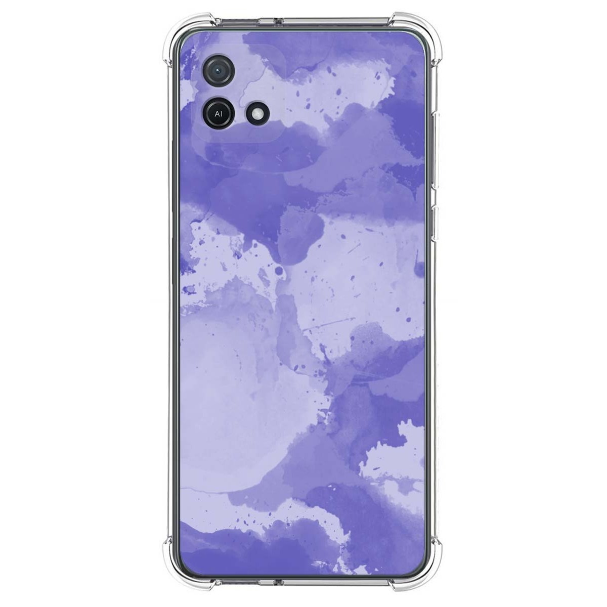 Funda Silicona Antigolpes para Oppo A16K diseño Acuarela 01 Dibujos