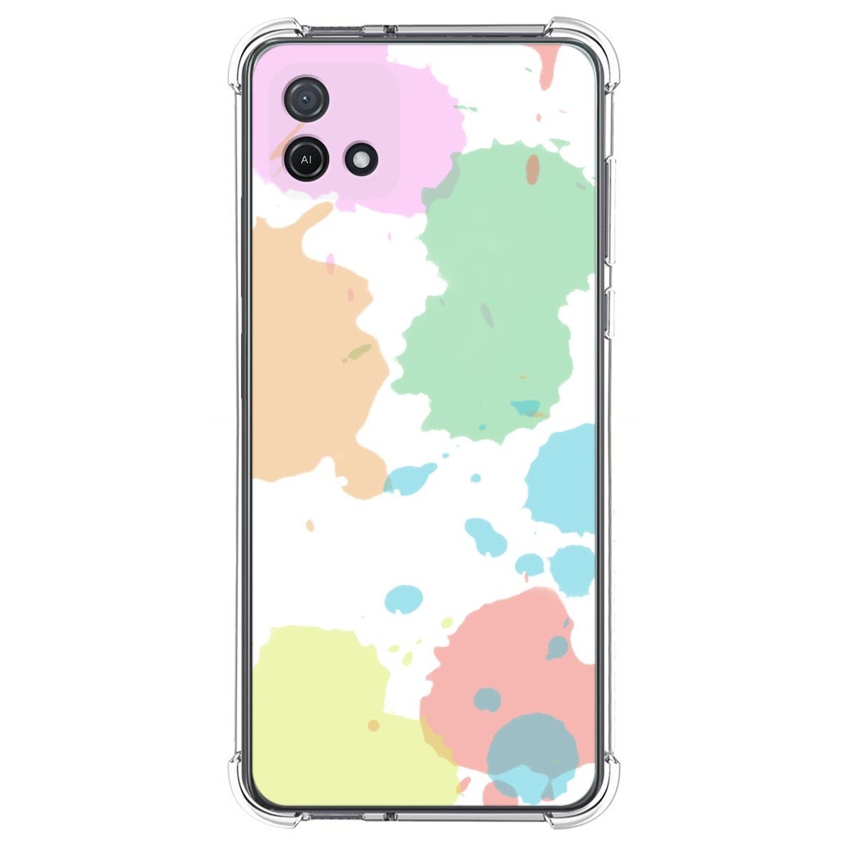 Funda Silicona Antigolpes para Oppo A16K diseño Acuarela 05 Dibujos