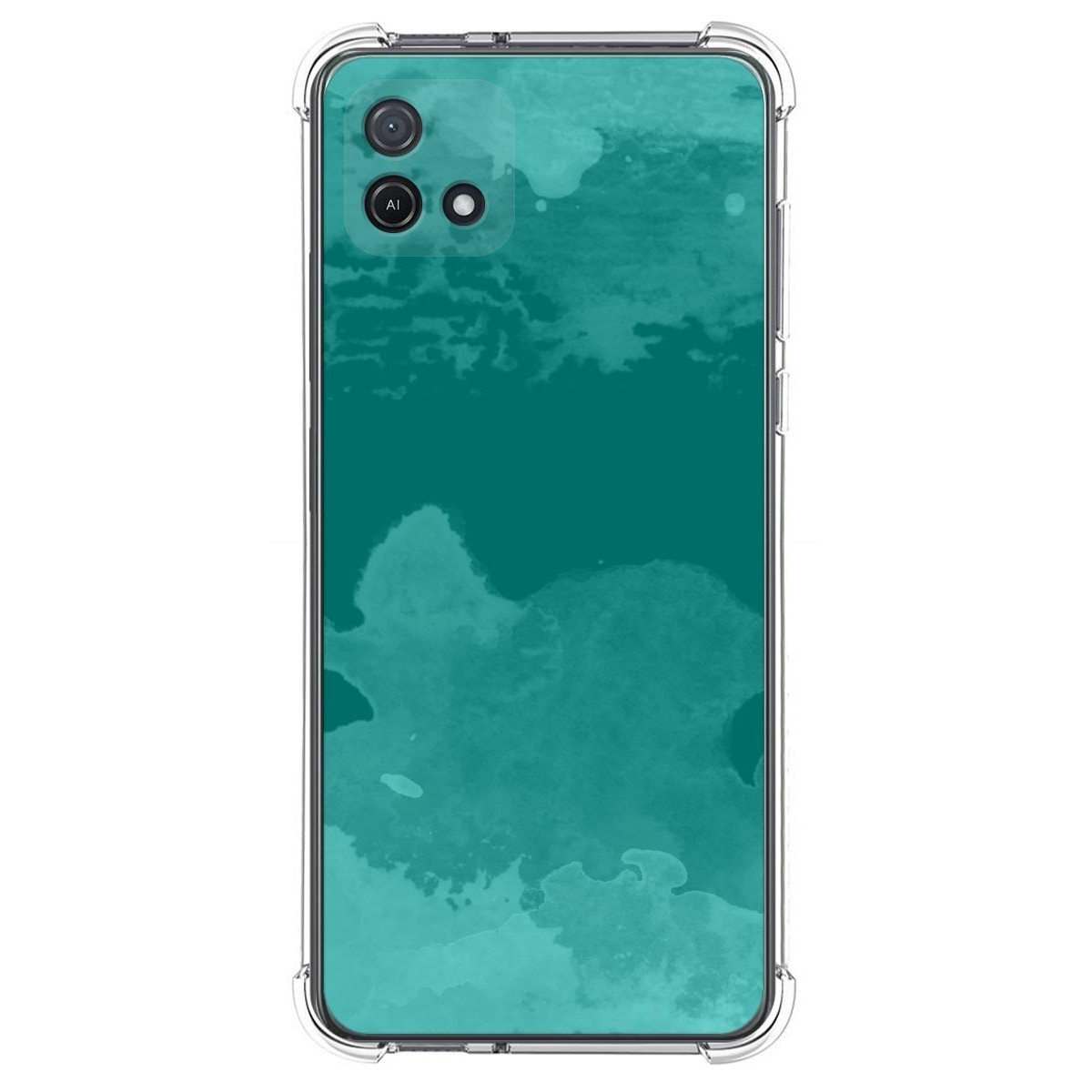 Funda Silicona Antigolpes para Oppo A16K diseño Acuarela 06 Dibujos