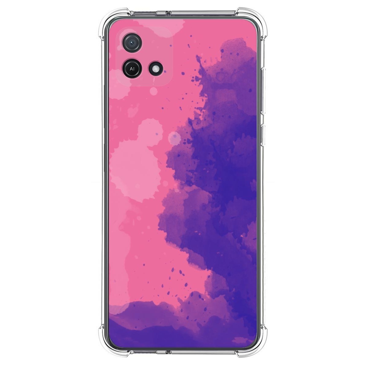 Funda Silicona Antigolpes para Oppo A16K diseño Acuarela 07 Dibujos