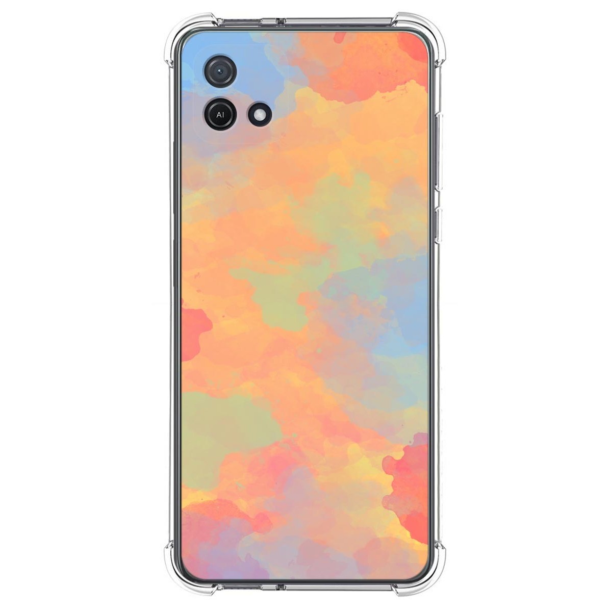 Funda Silicona Antigolpes para Oppo A16K diseño Acuarela 08 Dibujos