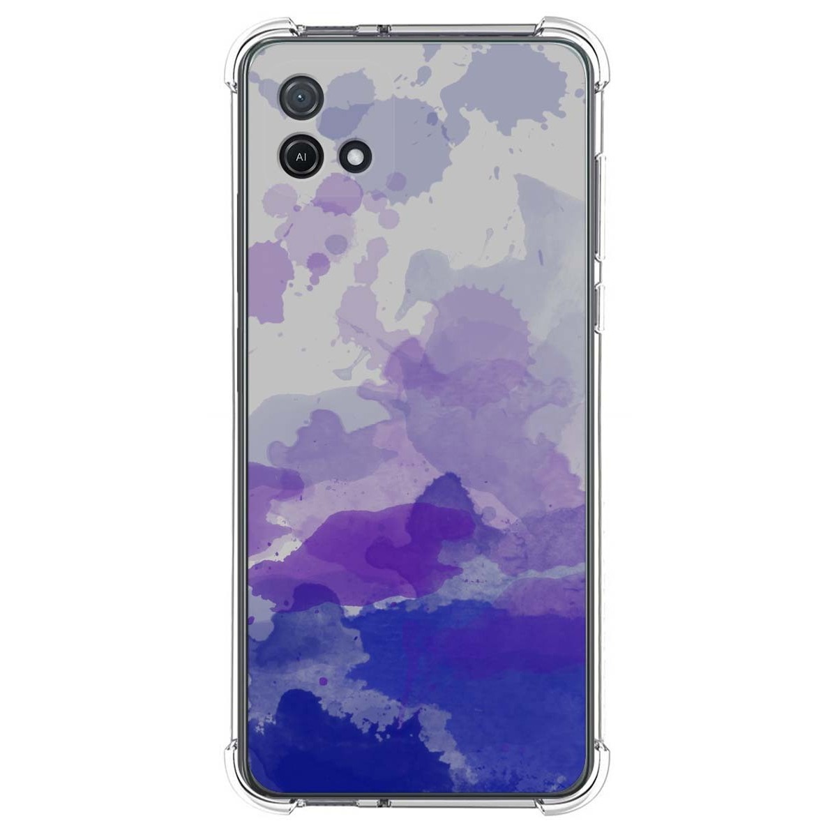 Funda Silicona Antigolpes para Oppo A16K diseño Acuarela 09 Dibujos