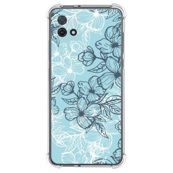 Funda Silicona Antigolpes para Oppo A16K diseño Flores 03 Dibujos