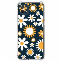 Funda Silicona Antigolpes para Oppo A16K diseño Flores 08 Dibujos