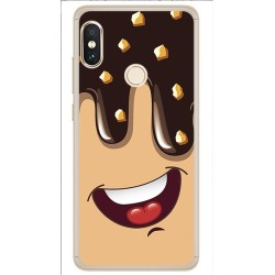 Funda Gel Tpu para Xiaomi Redmi Note 5 / Note 5 Pro Diseño Helado Chocolate Dibujos