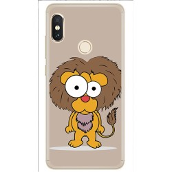 Funda Gel Tpu para Xiaomi Redmi Note 5 / Note 5 Pro Diseño Leon Dibujos