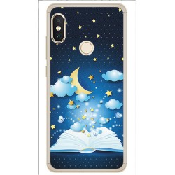 Funda Gel Tpu para Xiaomi Redmi Note 5 / Note 5 Pro Diseño Libro Cuentos Dibujos