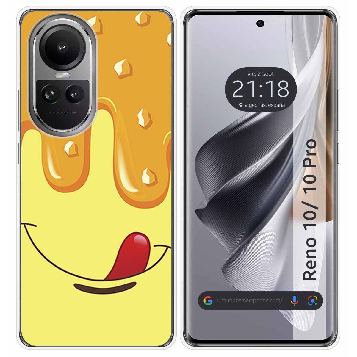 Oppo Reno 10 5G / 10 Pro 5G Funda Gel Tpu Silicona dibujo Helado  Chocolate