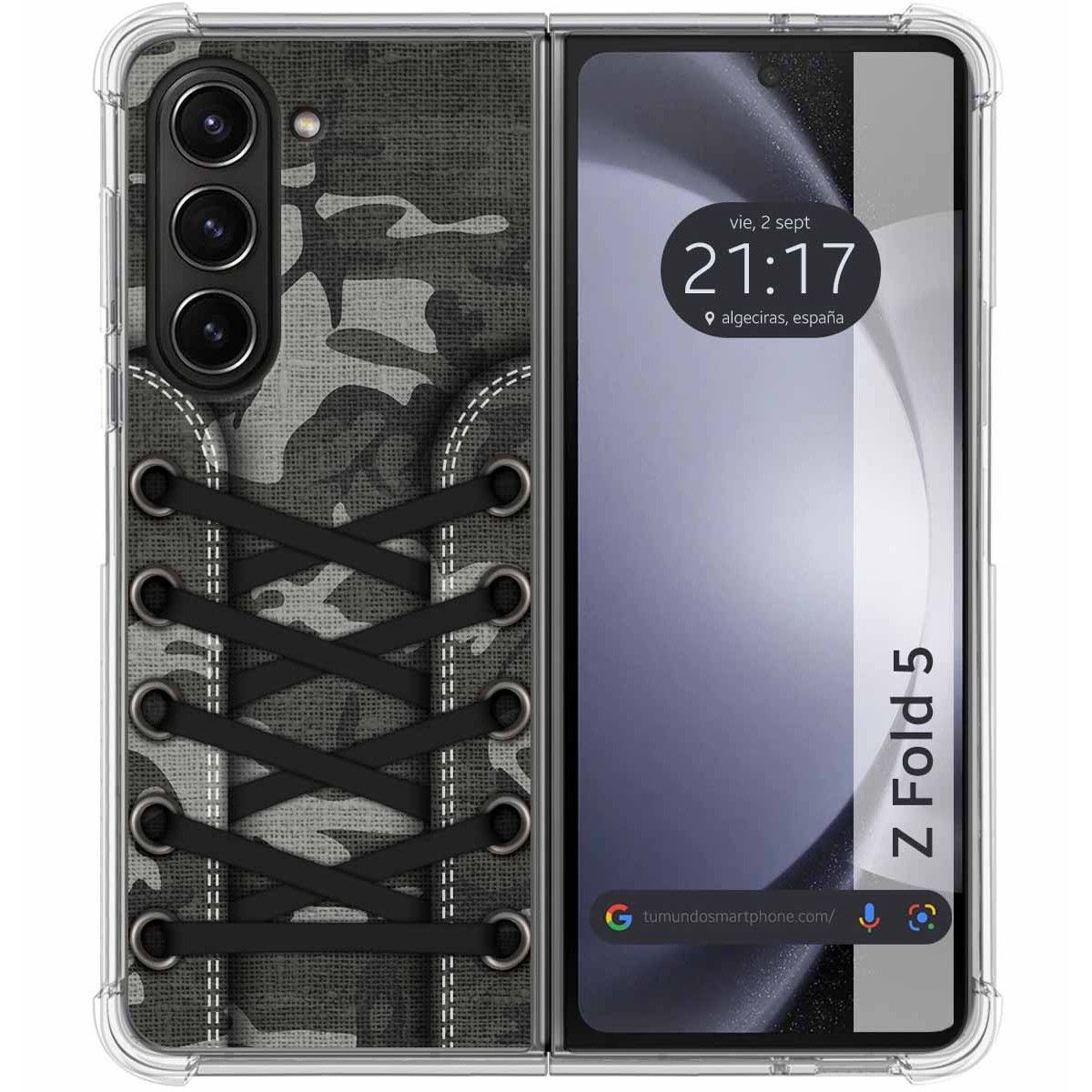 Samsung Galaxy Z Fold 5 5G Funda Gel Tpu Silicona transparente