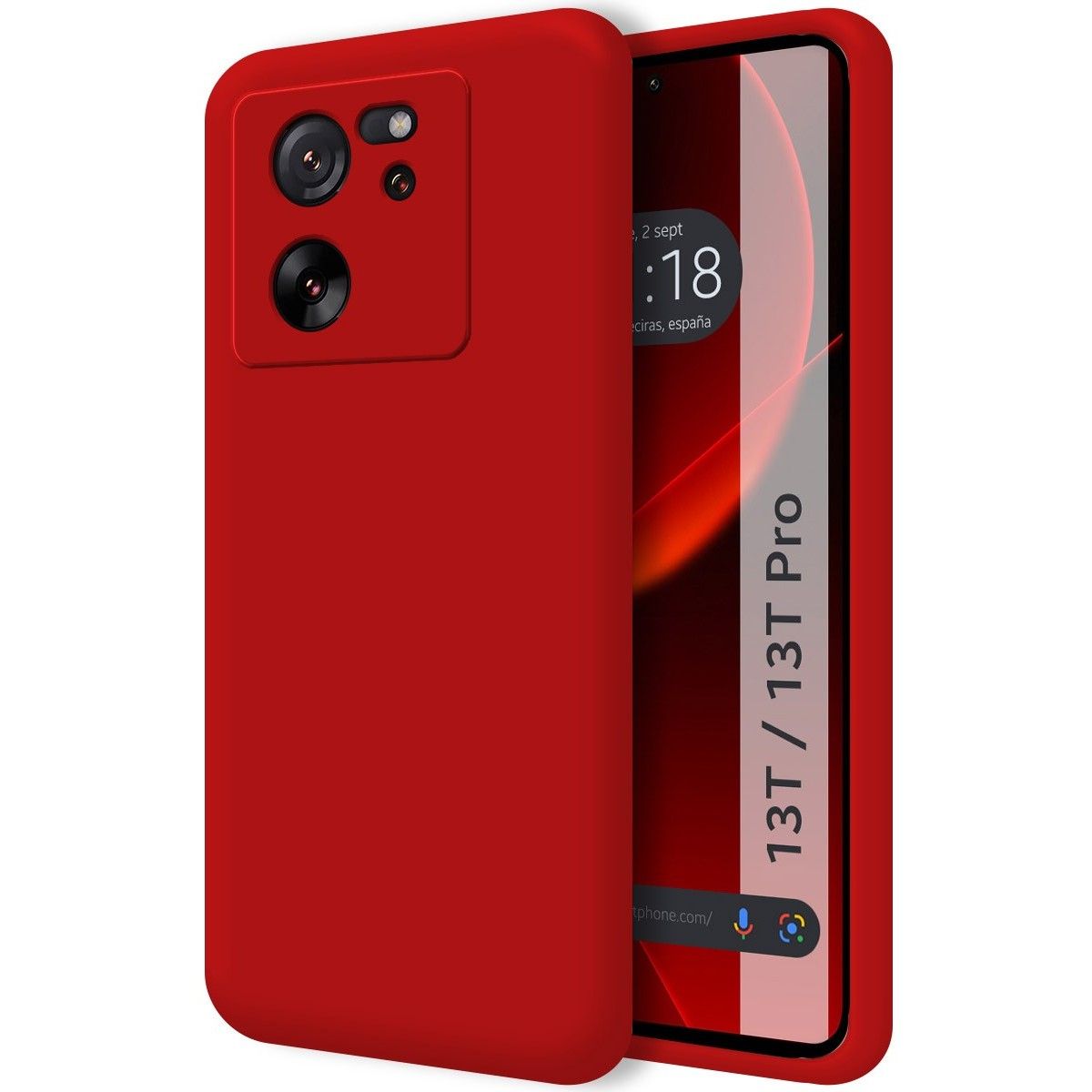 Funda TPU rojo para Xiaomi 13