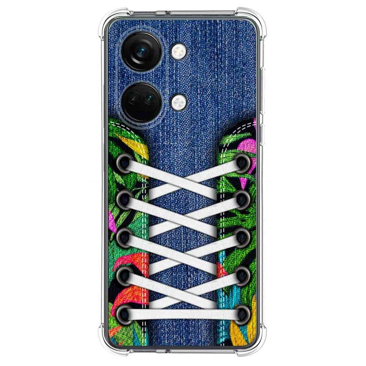 Funda Silicona Antigolpes para Oppo A38 4G diseño Flores 08 Dibujos