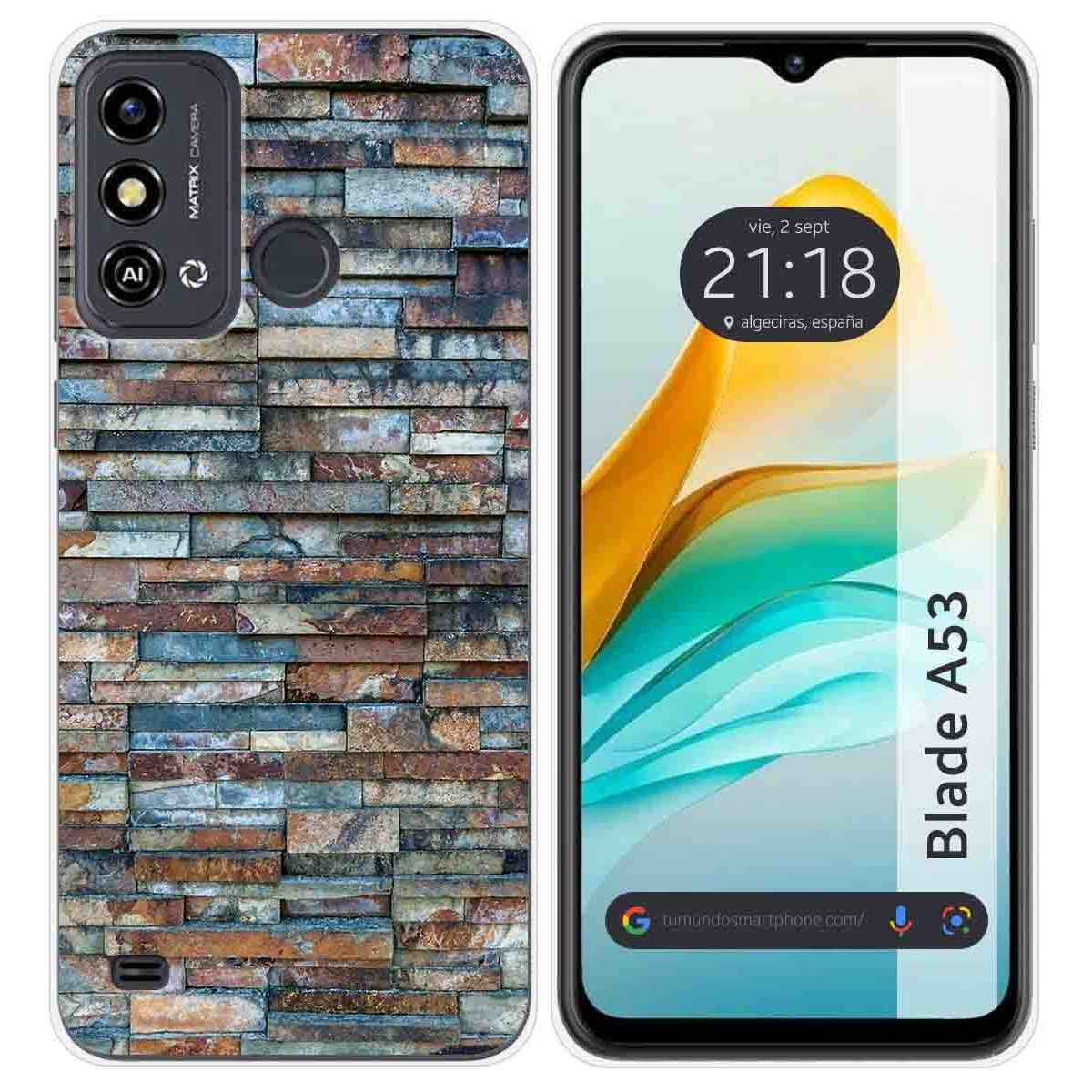 Funda Silicona para ZTE Blade A53 diseño Ladrillo 05 Dibujos