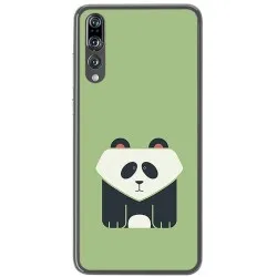 Funda Gel Tpu para Huawei P20 Pro Diseño Panda Dibujos