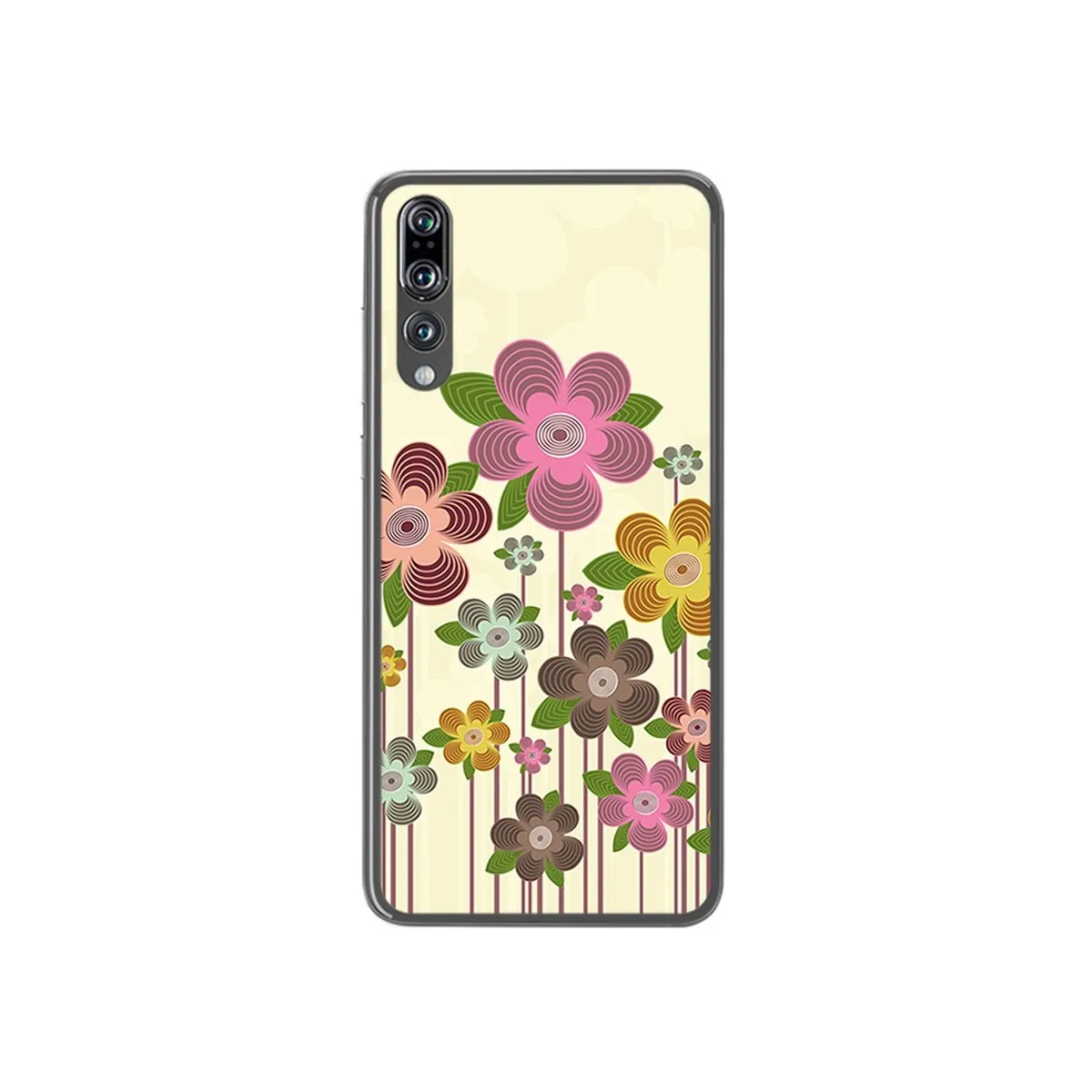 Funda Gel Tpu para Huawei P20 Pro Diseño Primavera En Flor Dibujos