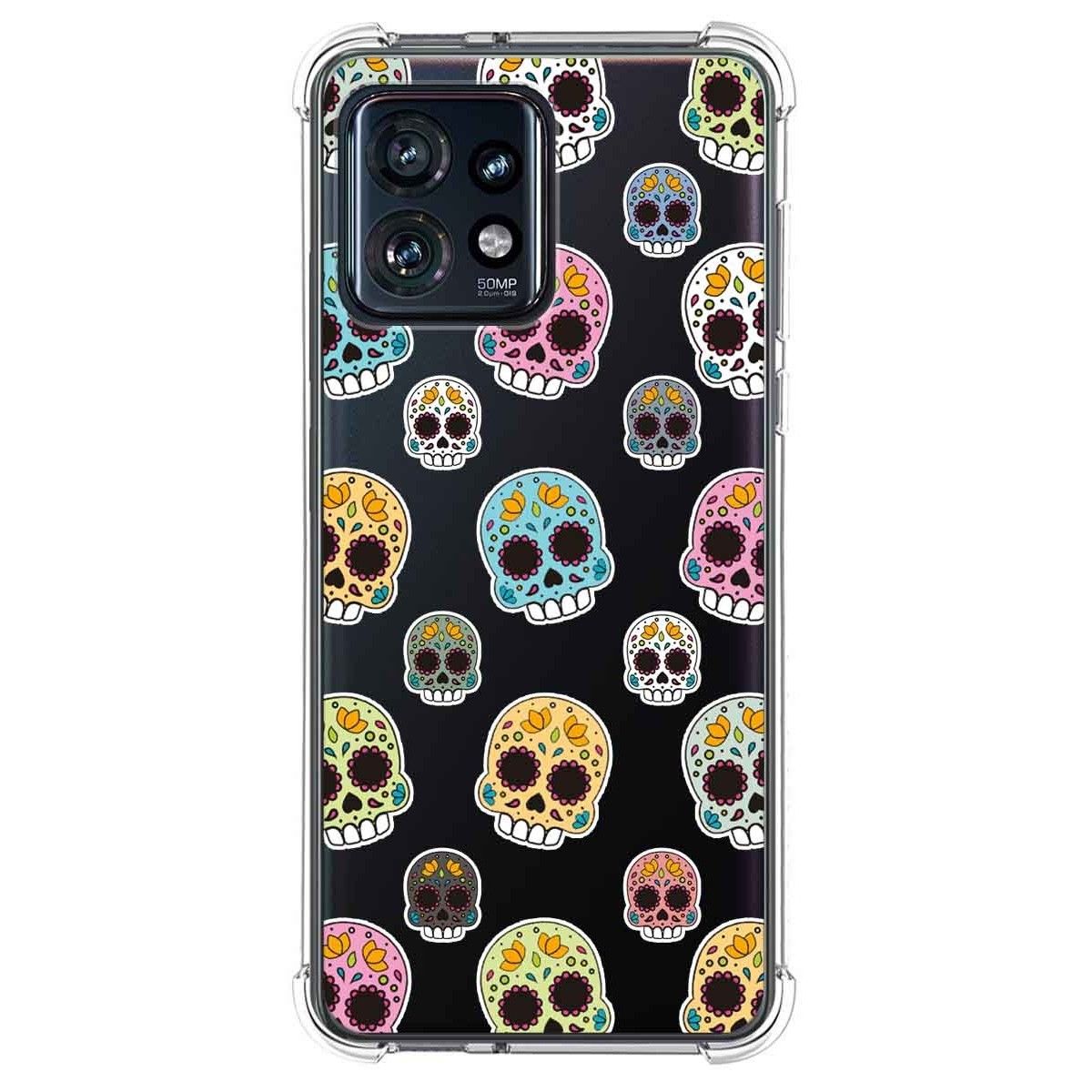 Funda Silicona Antigolpes para Motorola Edge 40 Pro 5G diseño Catrina Dibujos