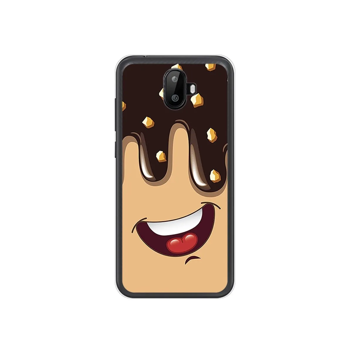 Funda Gel Tpu para Ulefone S7 / S7 Pro Diseño Helado Chocolate Dibujos