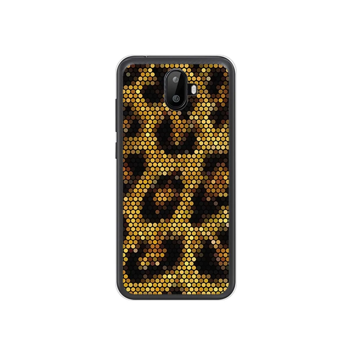 Funda Gel Tpu para Ulefone S7 / S7 Pro Diseño Leopardo Dibujos