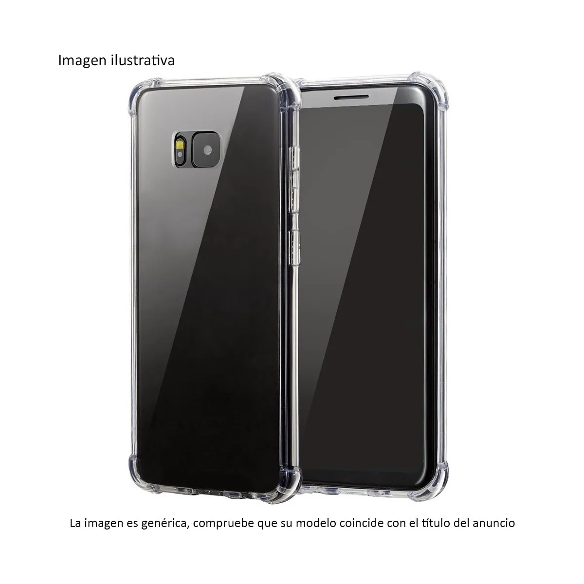 Funda Gel Tpu Anti-Shock Transparente para Samsung Galaxy S9