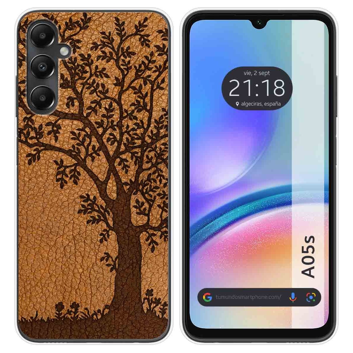 Funda Silicona para Samsung Galaxy A05s diseño Cuero 03 Dibujos