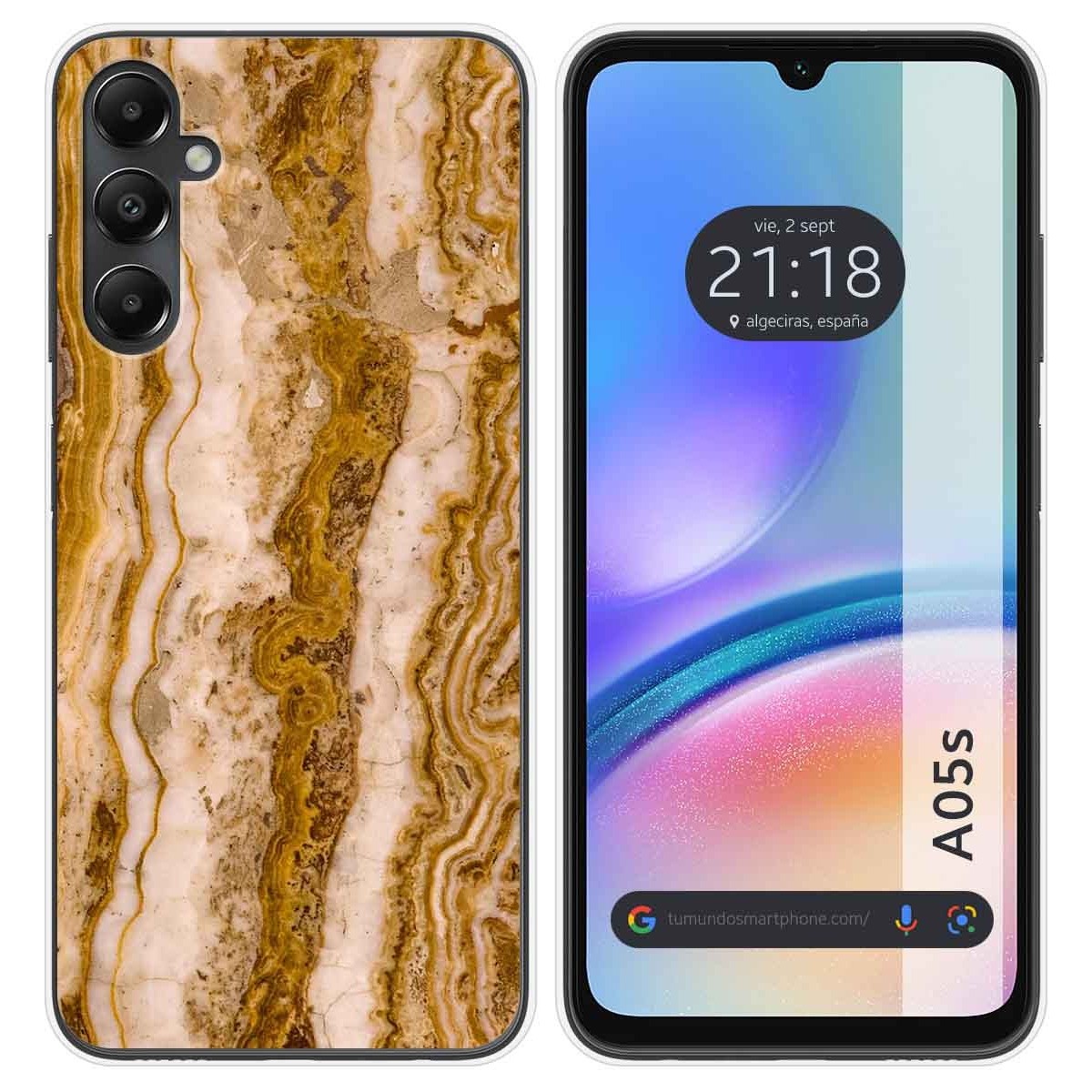 Funda Silicona para Samsung Galaxy A05s diseño Mármol 10 Dibujos