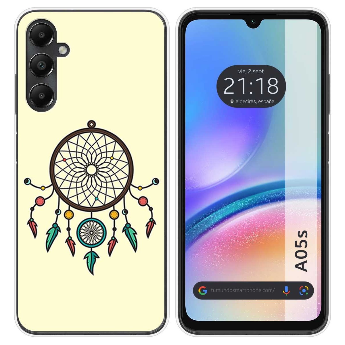 Funda Silicona para Samsung Galaxy A05s diseño Atrapasueños Dibujos