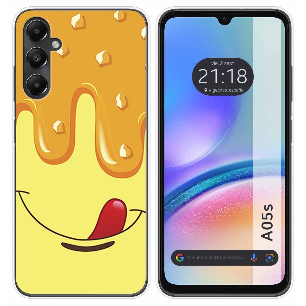 Funda Silicona para Samsung Galaxy A05s diseño Helado Vainilla Dibujos