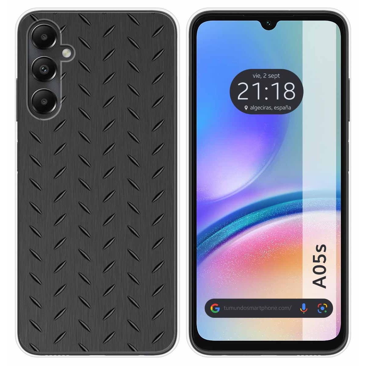 Funda Silicona para Samsung Galaxy A05s diseño Metal Dibujos