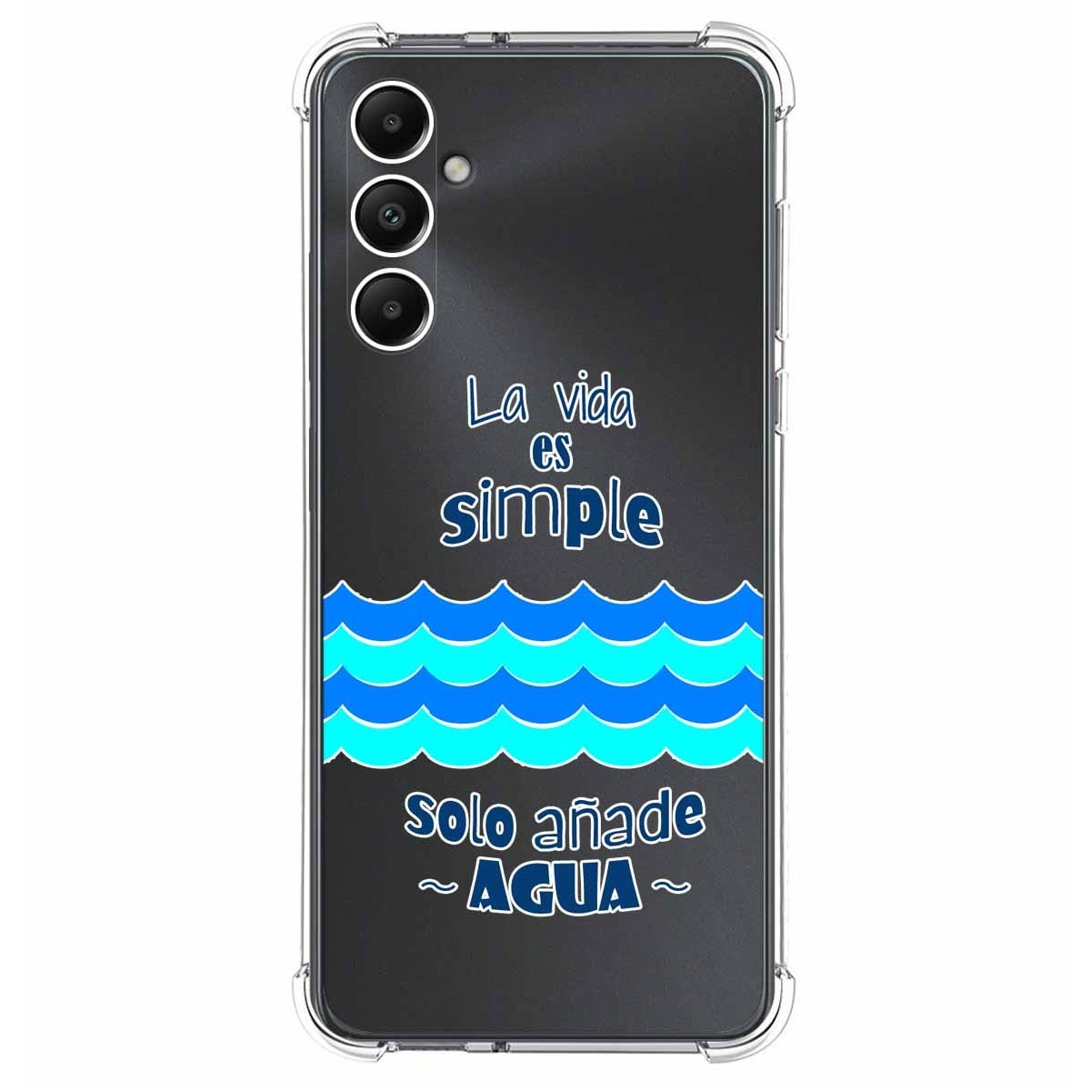 Funda Silicona Antigolpes para Samsung Galaxy A05s diseño Agua Dibujos