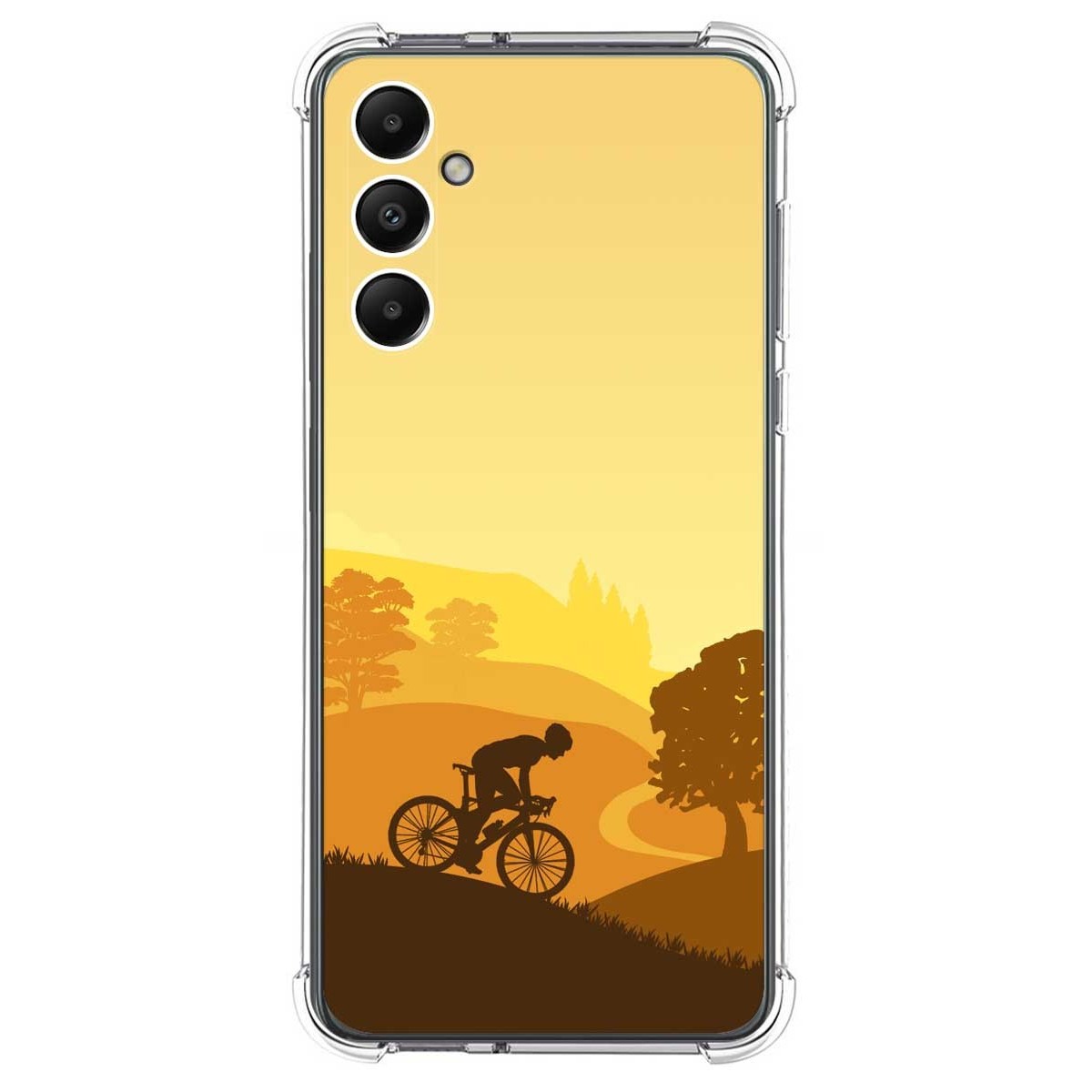 Funda Silicona Antigolpes para Samsung Galaxy A05s diseño Ciclista Dibujos