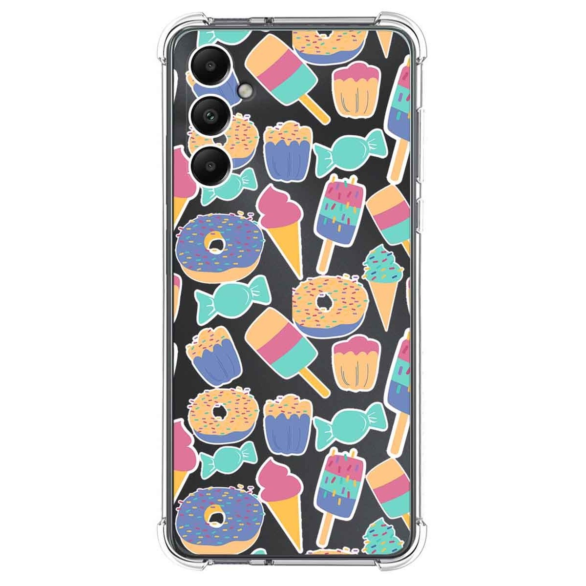 Funda Silicona Antigolpes para Samsung Galaxy A05s diseño Dulces 02 Dibujos