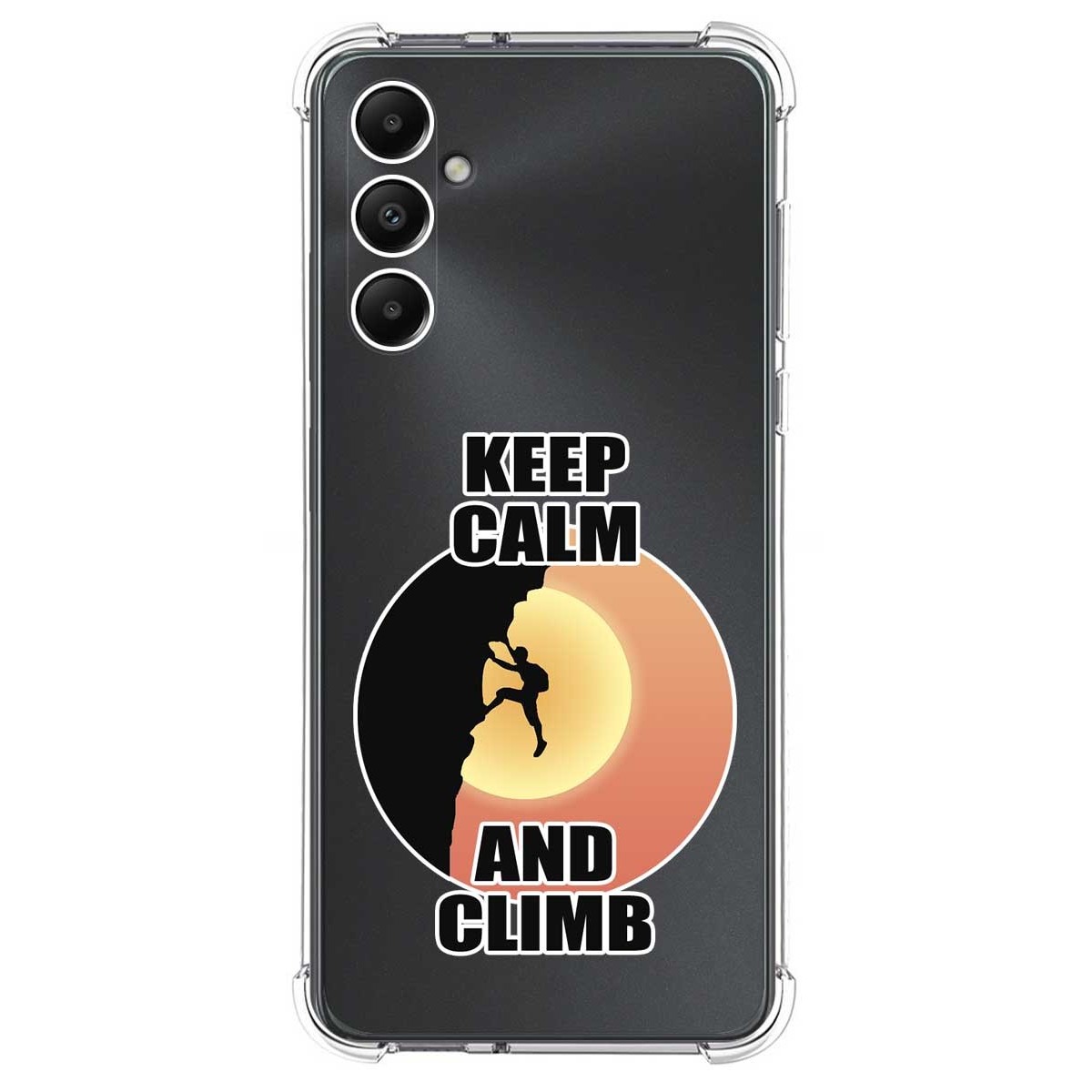 Funda Silicona Antigolpes para Samsung Galaxy A05s diseño Hombre Escalada Dibujos